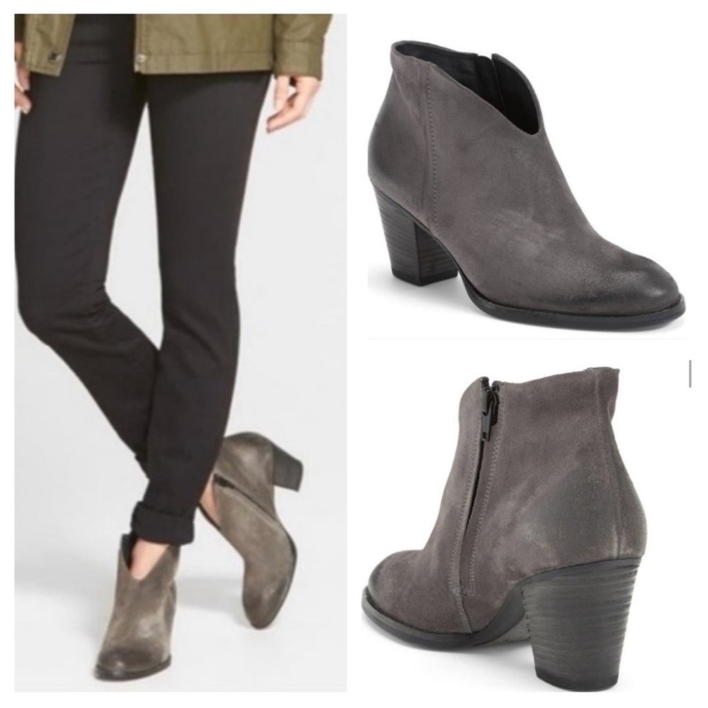 EUC - Paul Green Delgado Suede Ankle Boots - size5.5 (US 8)